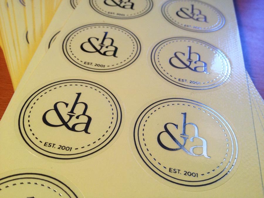 foiling stickers