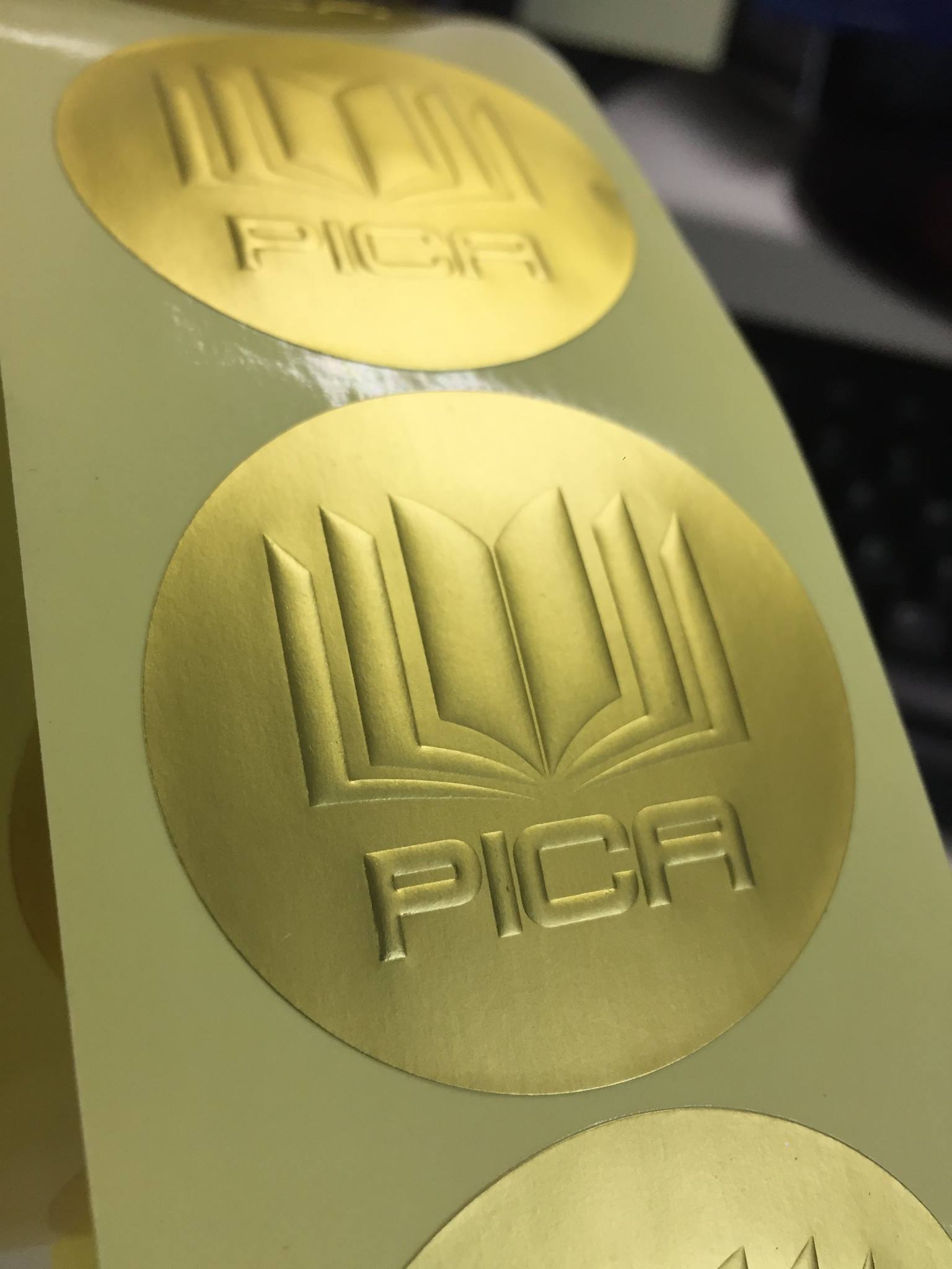 Custom Embossed Certificate & Authentication Stickers Australia