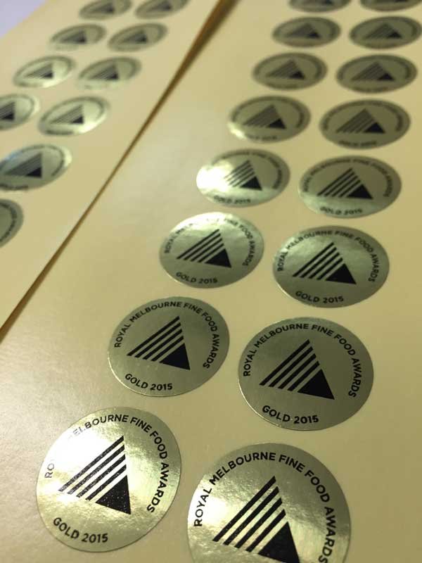 Gold and Silver Stickers Printing - Sticker Prints