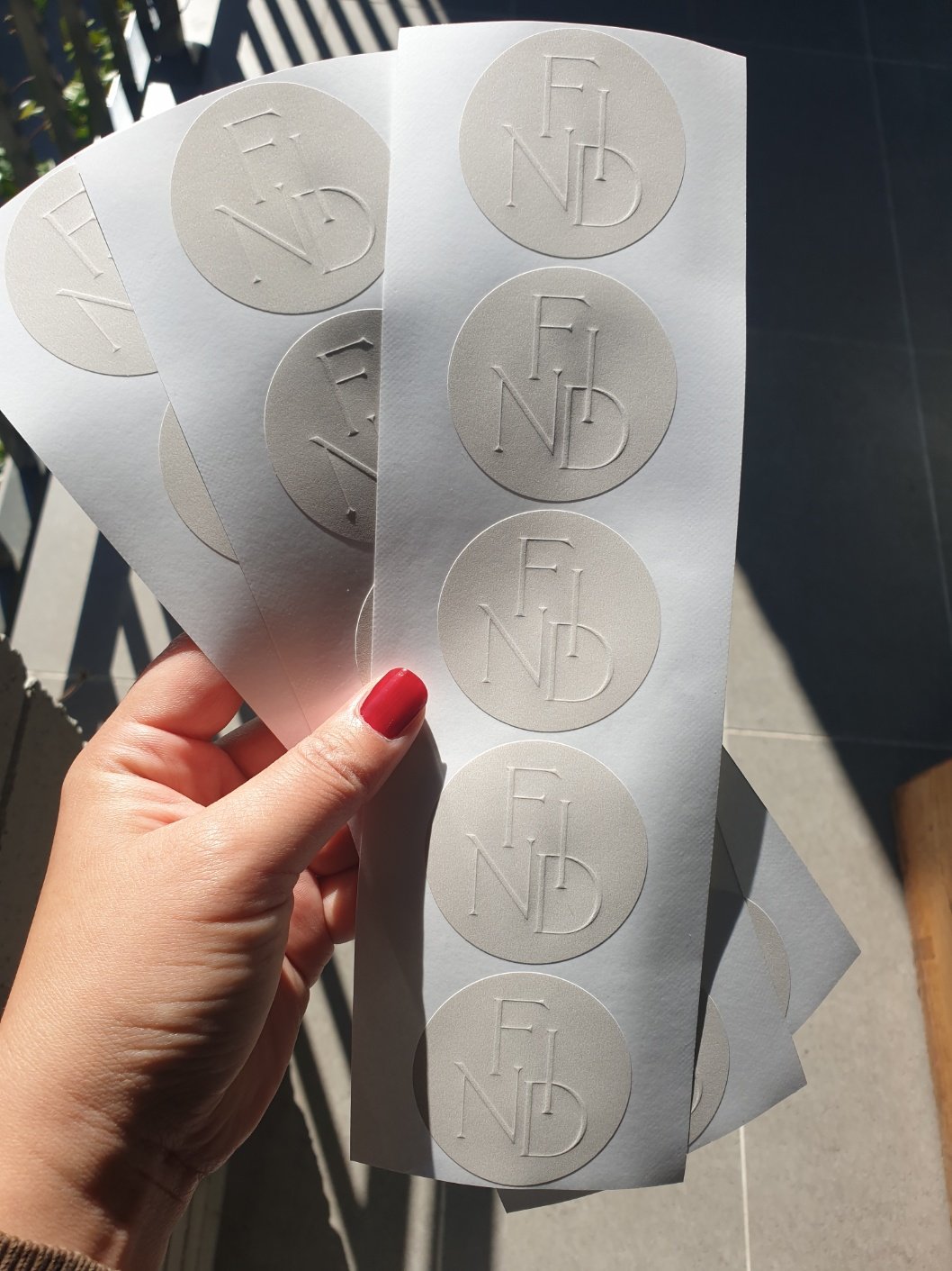 Custom Embossed Certificate & Authentication Stickers Australia